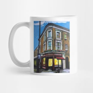 London, Pub at Christmas Mug